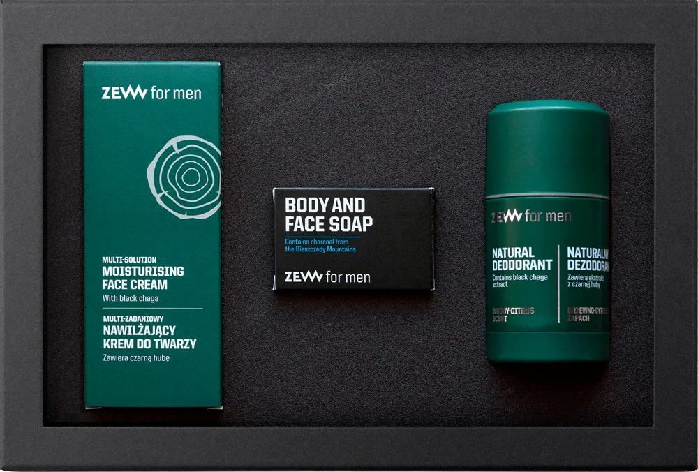 Zew For Men Everyones set - Набор для тела и лица для мужчин