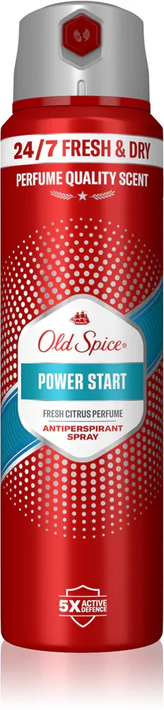 Old Spice Power Start - Антиперспирант в спрее для мужчин, 150 мл