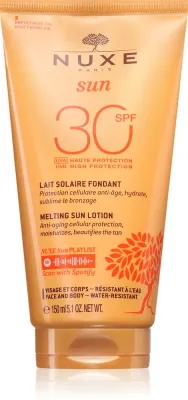 Nuxe Sun Delicious Cream High Protection - Молочко для загара для лица и тела SPF 30, 150 мл