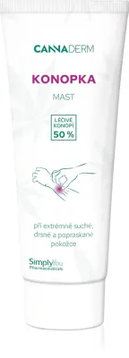 Мазь для тела Cannaderm Konopka Dry Skin Treatment для очень сухой кожи, с маслом ши, 75 г