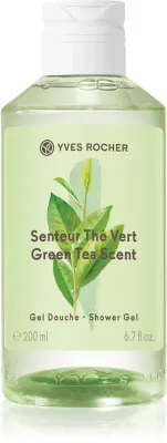 Yves Rocher Green Tea - Освежающий гель для душа, 200 мл