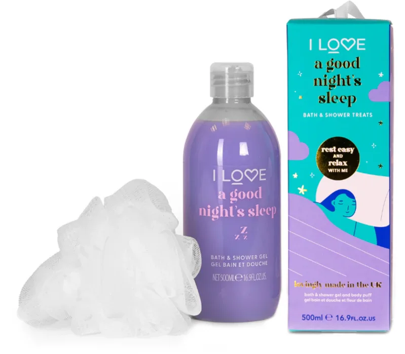I Love Bathtime Treats A Good Night's Sleep - подарочный набор для душа