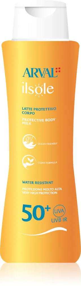 Arval IlSole Protective Body Milk SPF50+ - Защитное молочко для загара SPF 50+, 200 мл