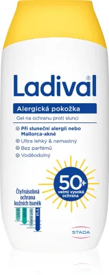 Ladival Allergic Skin - Солнцезащитный крем-гель против аллергии на солнце SPF 50+, 200 мл
