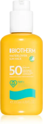 Biotherm Waterlover Sun Milk SPF 50 - Водостойкое молочко для загара SPF 50, 200 мл