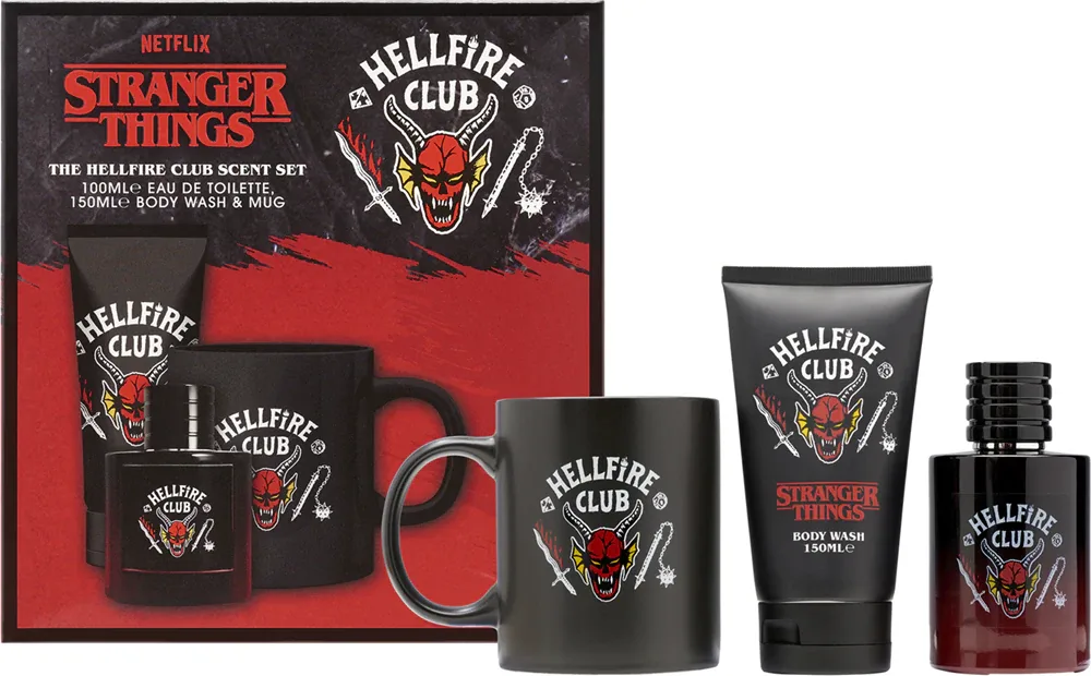 Corsair Stranger Things Hellfire Club - Подарочный набор для мужчин, 3 шт