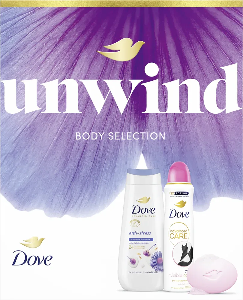 Dove Unwind - Подарочный набор для женщин