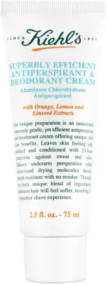 Kiehl's Superbly Efficient Antiperspirant & Deodorant Cream - Кремовый антиперспирант для всех типов кожи, 75 мл