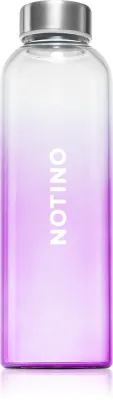Бутылка для воды Notino Sport Collection стеклянная, фиолетовая, для горячих и холодных напитков, 500 мл Purple