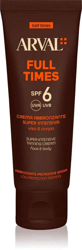 Arval Half Times Super-Intensive Tanning Cream - Крем для загара для интенсивного загара, 150 мл
