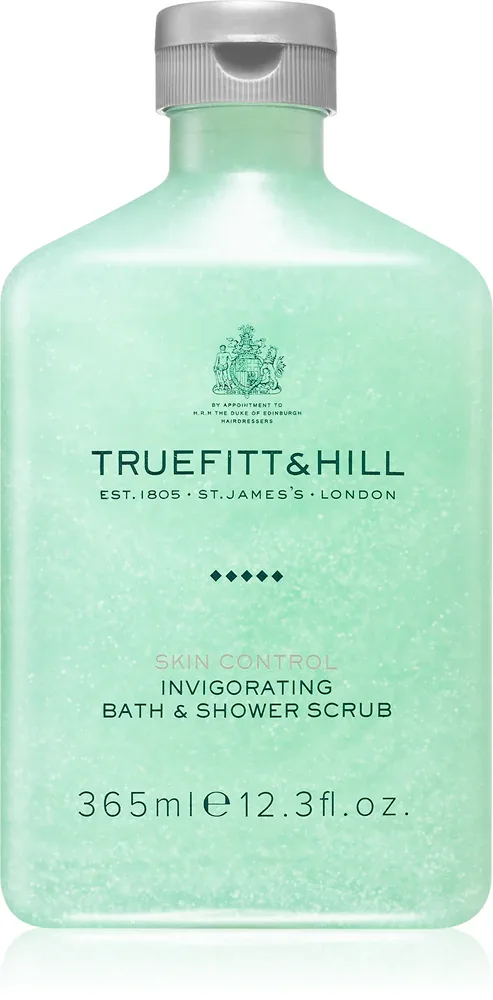 Truefitt & Hill Skin Control Invigorating Bath & Shower Scrub - Пилинг для лица и тела, 365 мл