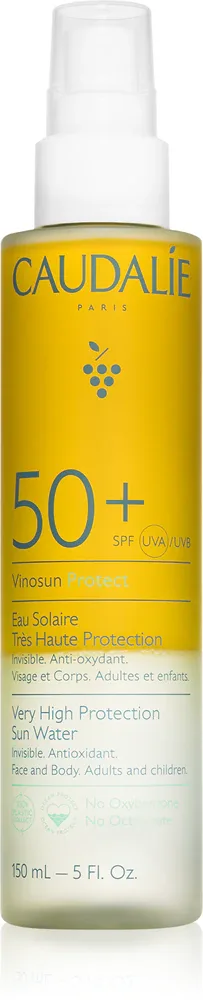 Caudalie Vinosun - Увлажняющий масляный туман с антиоксидантным действием SPF 50+, 150 мл