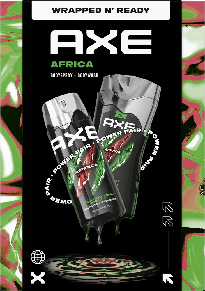 Axe Africa - Подарочный набор для мужчин
