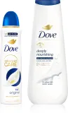Dove Advanced Care Deeply Nourishing - Выгодный набор дезодоранта и геля для душа, 2 шт — фото 1