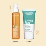 Clarins Sun Body Mist SPF50+ - Солнцезащитный спрей для тела SPF 50+, 150 мл — фото 7