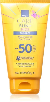Avon Care Sun + Kids - Увлажняющий крем для загара SPF 50 для детей, 150 мл