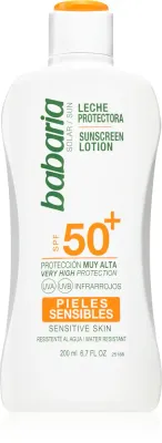 Babaria Sun Sensitive - Молочко для загара для чувствительной кожи SPF 50+, 200 мл