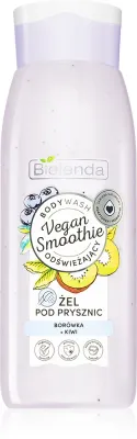 Bielenda Vegan Smoothie Blueberry + Kiwi - Нежный гель для душа, 400 мл