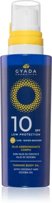 Gyada Cosmetics Solar Low Protection - Уходовое масло для загара для тела SPF10, 150 мл
