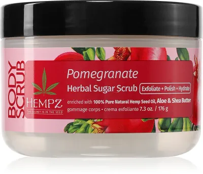 HEMPZ Pomegranate - Пилинг для тела, 176 г