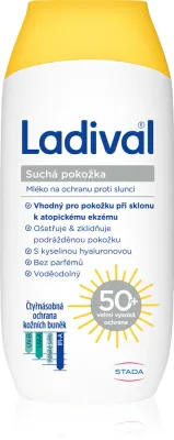 Ladival Dry Skin - Защитное молочко с солнцезащитным фактором SPF 50+, 200 мл