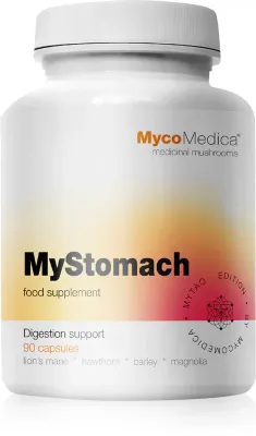 Биологически активная добавка MycoMedica MyStomach, в капсулах, для пищеварения, 90 капсул