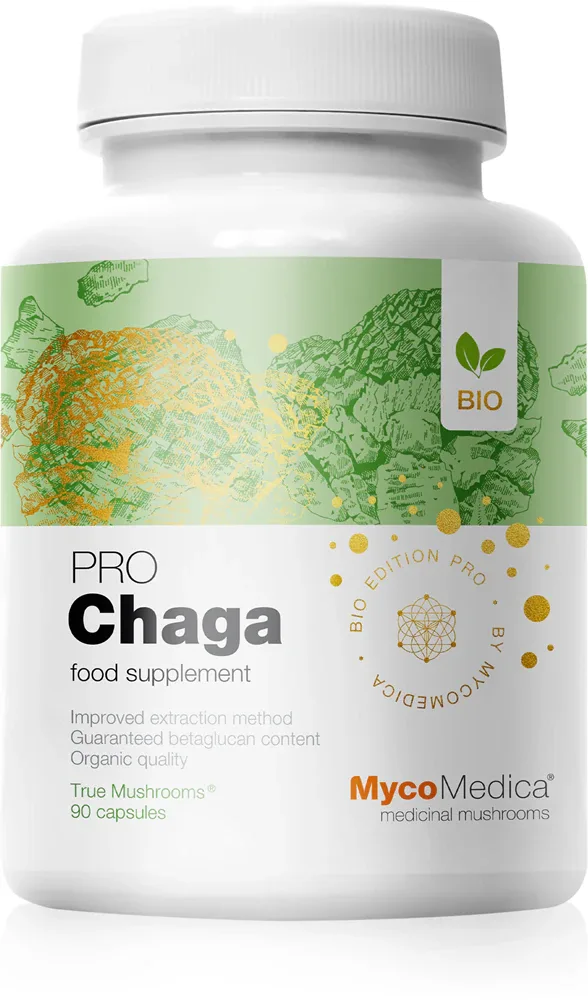 БАД MycoMedica Chaga PRO с бета-глюканами, 90 капс
