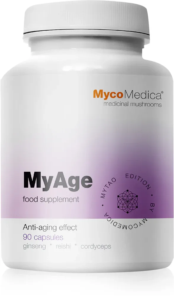 Биологически активная добавка MycoMedica MyAge, в капсулах, с грибными экстрактами, 90 капсул