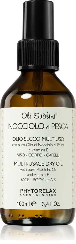 Phytorelax Laboratories Sublime Oils Peach Pit - Многофункциональное сухое масло для тела, 100 мл