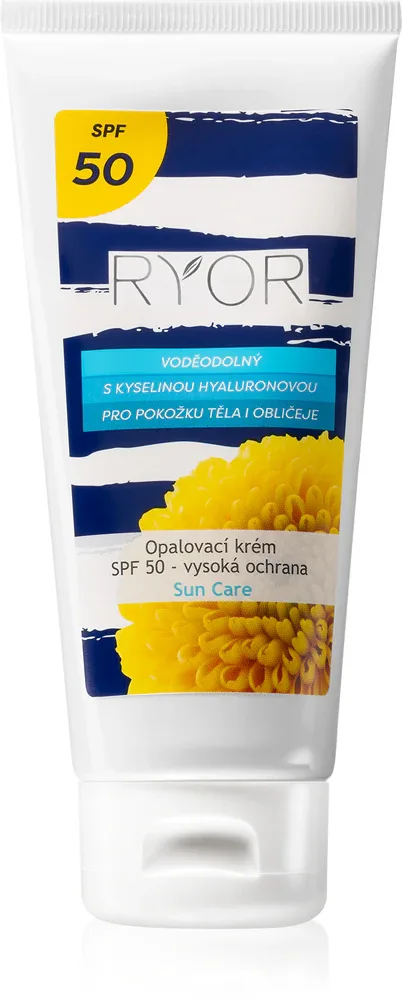 RYOR Sun Care - Водостойкое молочко для загара SPF 50, 100 мл