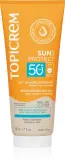 Topicrem Sun Protect Moisturizing Sun Milk SPF50+ - Увлажняющее молочко для загара SPF 50+, 200 мл — фото 1