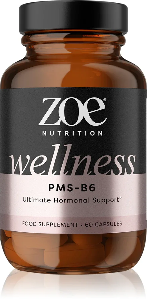 ZOE Wellness PMS-B6 - Капсулы для поддержки гормонального баланса