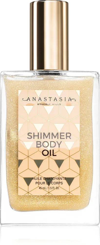 Масло для тела Anastasia Beverly Hills Body Makeup Shimmer Body Oil мерцающее, с миндальным маслом и жожоба, 45 мл