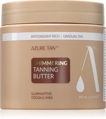 Azure Tan Shimmering - Тонирующий бальзам для тела z brokatem, 200 мл