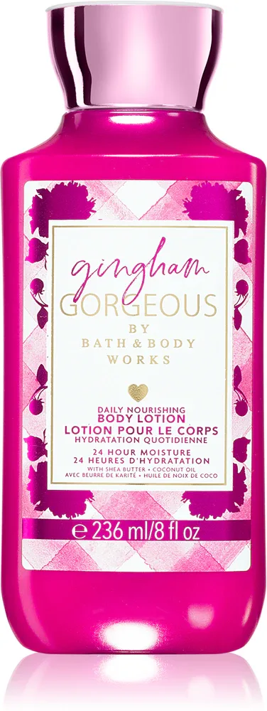 Bath & Body Works Gingham Gorgeous - Молочко для тела Bath Body Works Gingham Gorgeous увлажняющее, для всех типов кожи, 236 мл, 236 мл