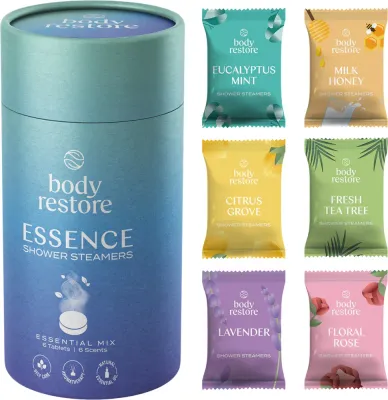 Шарики для ванны Body Restore Essence с эфирными маслами, травяной свежий аромат, 6 шт