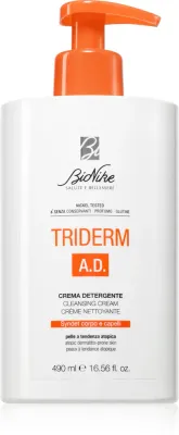 BioNike Triderm A. D. - Очищающий крем для атопической кожи, 490 мл