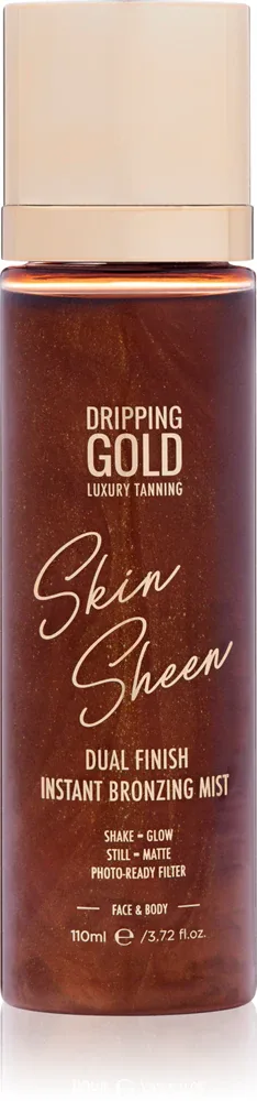 Dripping Gold Luxury Tanning Skin Sheen - Бронзирующий спрей для тела, 110 мл