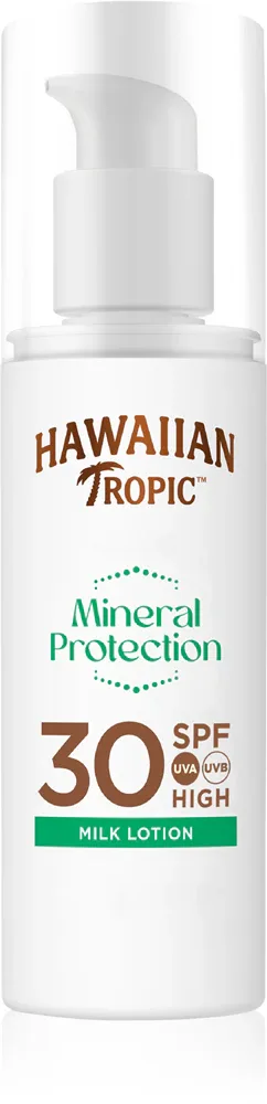 Hawaiian Tropic Mineral Sun Milk - Защитное молочко для загара SPF 30, 100 мл