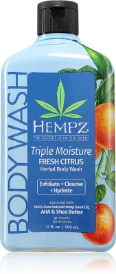 HEMPZ Triple Moisture - гель для душа для тела, 500 мл