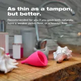 Чаша менструальная Intimina Lily Cup B многоразовая, силиконовая, с тканевым мешочком, 32 мл — фото 2