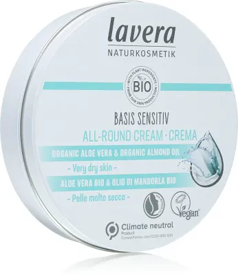 Lavera Basis Sensitiv - Универсальный крем для очень сухой кожи, 150 мл