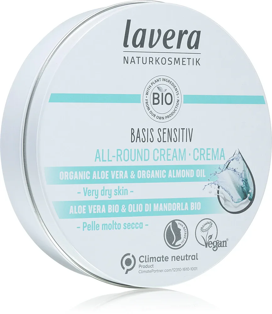 Lavera Basis Sensitiv - Универсальный крем для очень сухой кожи, 150 мл