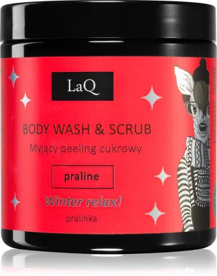 LaQ Praline - Очищающий пилинг для тела, 220 г