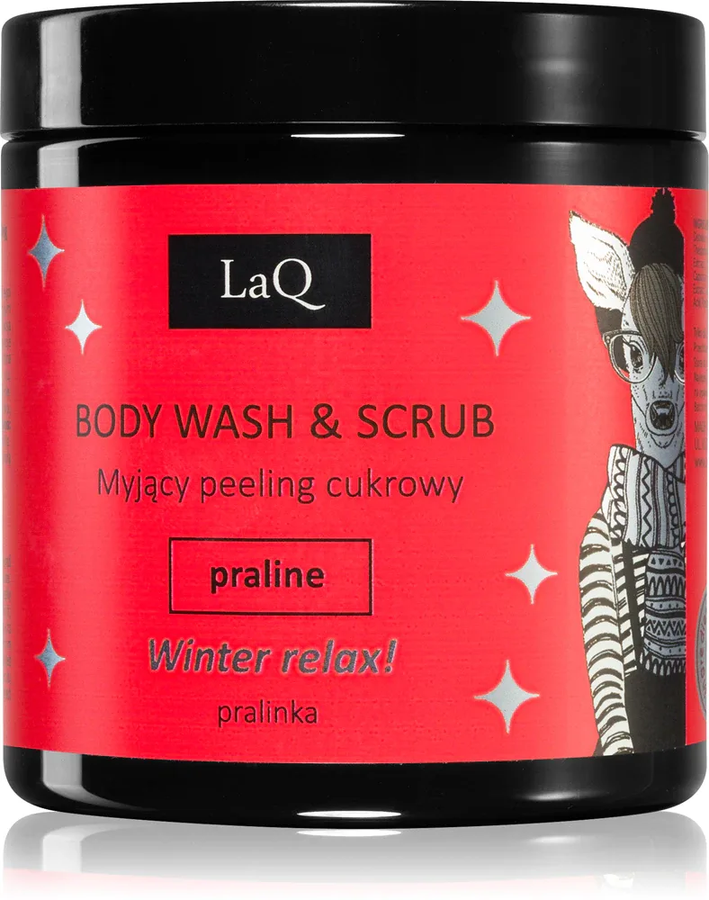 LaQ Praline - Очищающий пилинг для тела, 220 г