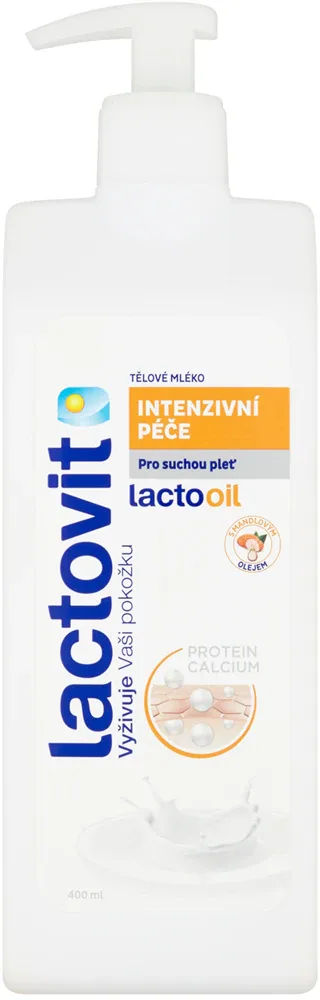 Молочко для тела Lactovit LactoOil увлажняющее, для сухой кожи, 400 мл