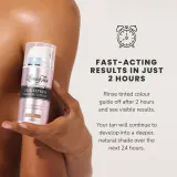 Автозагар для тела Loving Tan 2 HR Express с маслом ши и витамином E, 100 мл, оттенок Dark — фото 7