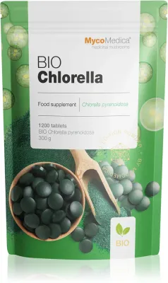 Биологически активная добавка MycoMedica Chlorella BIO, таблетки, детокс и энергия, 1200 таблеток