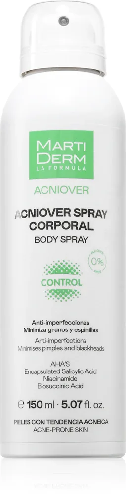 MartiDerm Acniover Body Spray - Спрей против акне для тела, 150 мл