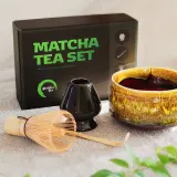 Набор для чайной церемонии Matcha Tea Matcha Set Profi Akeno, чаша, ложка, венчик и подставка — фото 2